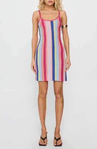 Princess Polly Yazmine Stripe Knit Minidress