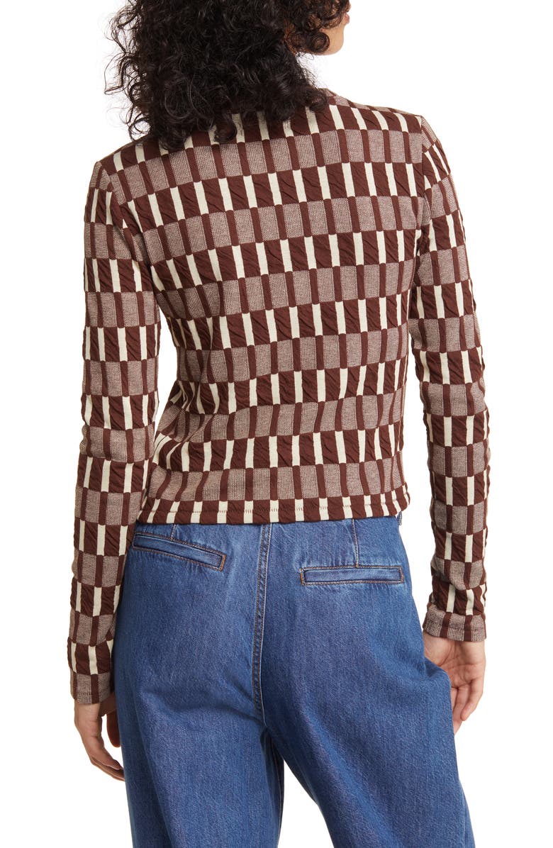 Madewell Fine Rib Long Sleeve Supercrop T-Shirt, Alternate, color,