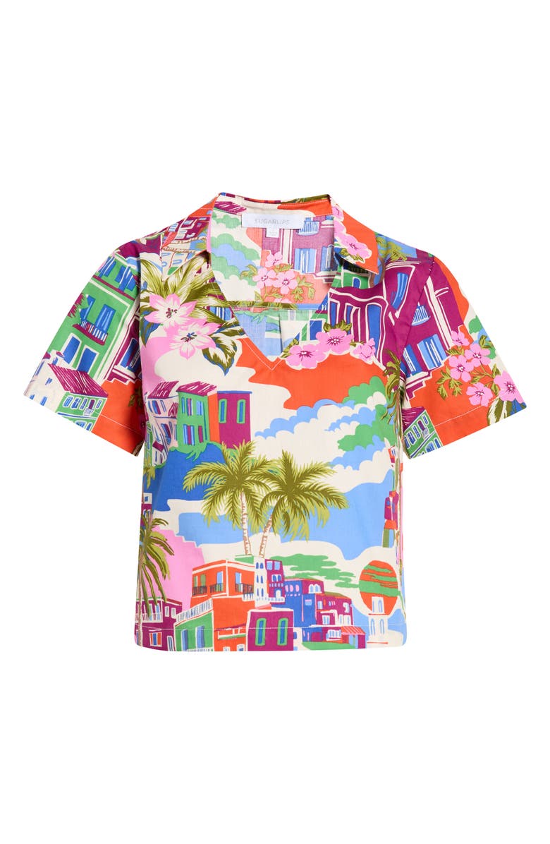 SUGARLIPS Rumi Town Marlie V-Neck Top, Alternate, color, 