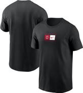 Nike Men's Nike Black Ohio State Buckeyes Campus Logo Swoosh T-Shirt