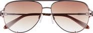 QUAY High Key Twist 60mm Gradient Aviator Sunglasses