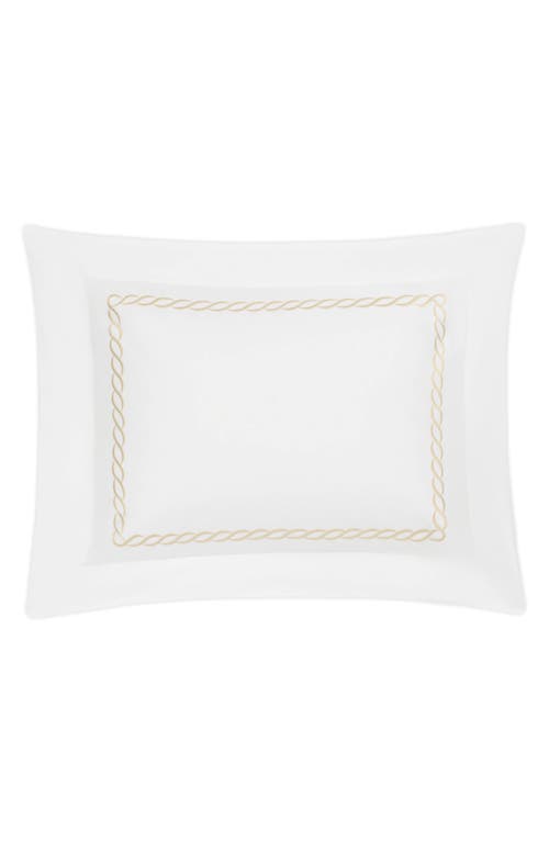 Matouk Classic Chain Cotton Percale Pillow Sham