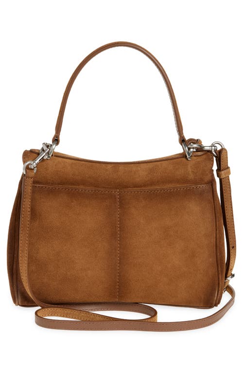Balenciaga Small Rodeo Suede Top Handle Bag In Brown