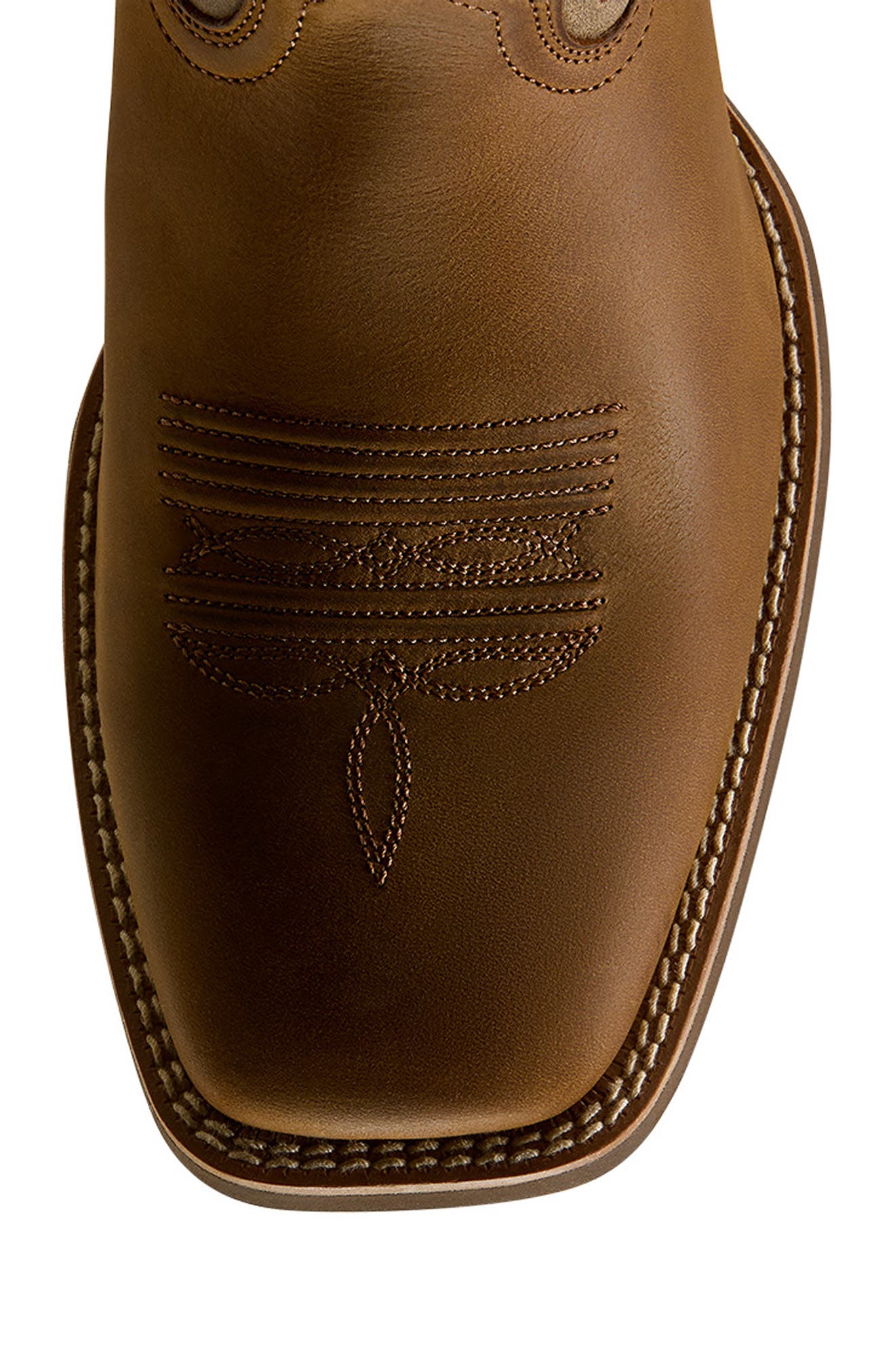 Sport Trail Cam Wide Square Toe Western Boot, Alternate, color, DISTRESSED BROWN
