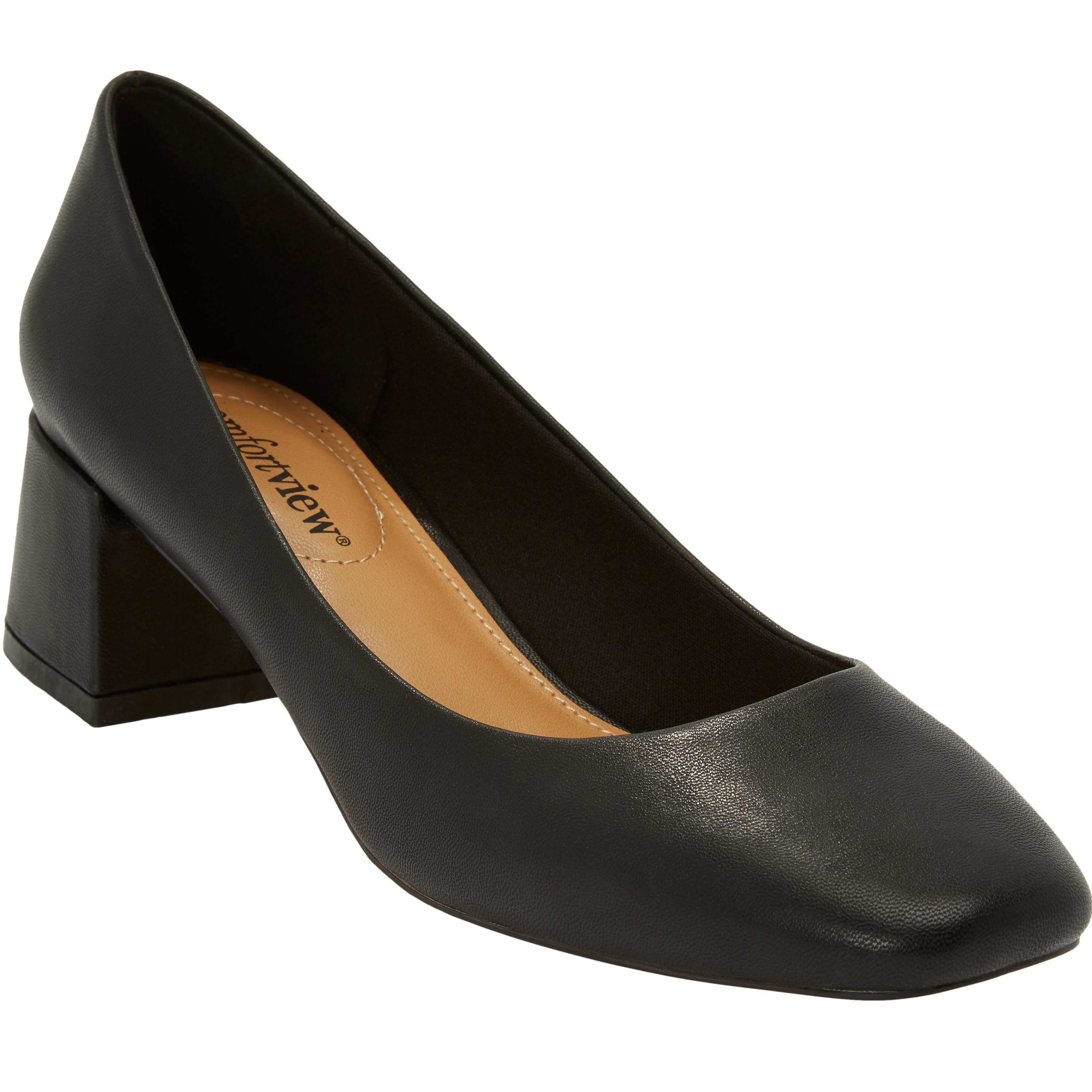 Comfortview The Marisol Slip On Pump, Main, color, Black