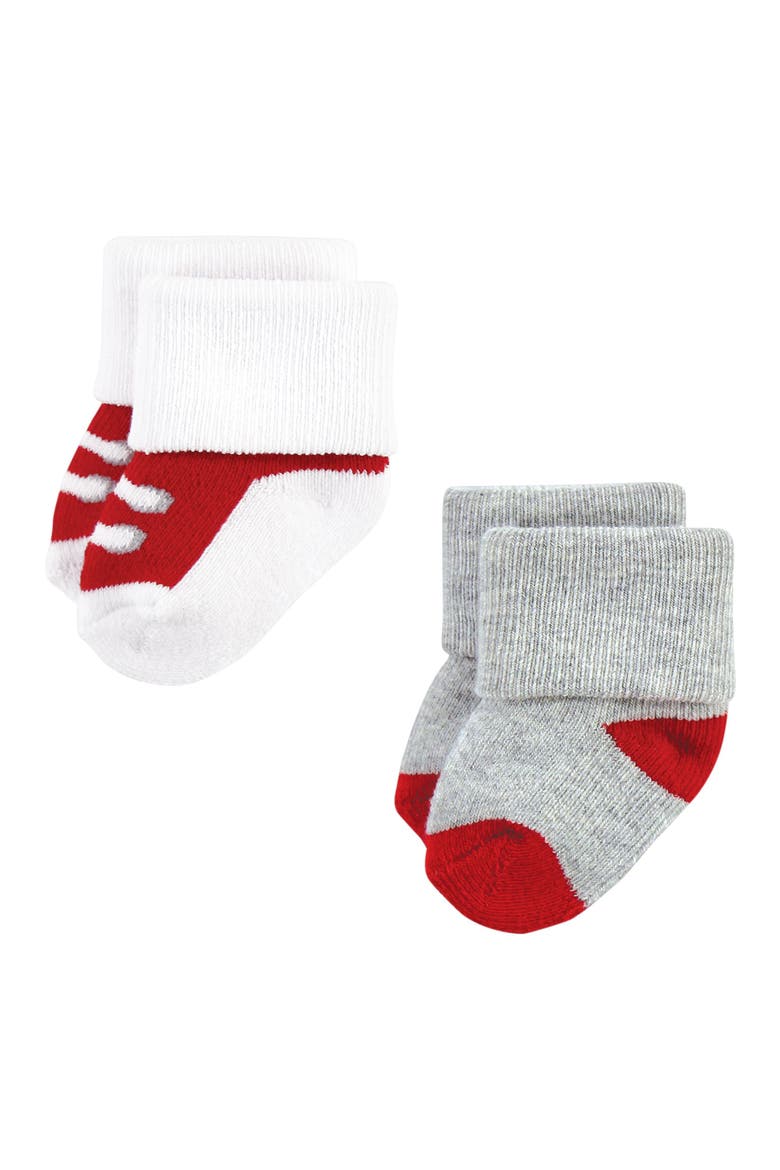 12Pk Terry Socks, Alternate, color, Mom Dad Boy Navy Red