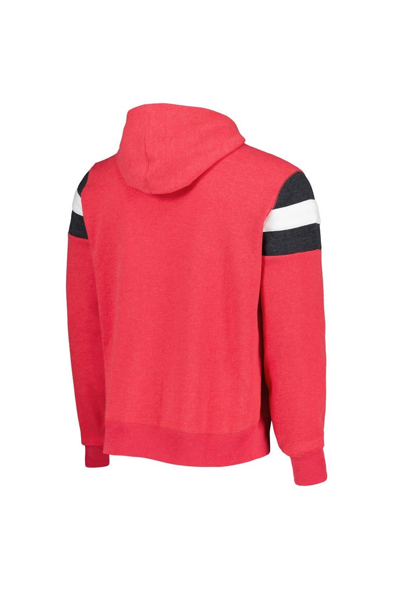 Men's '47 Scarlet San Francisco 49ers Legacy Premier Nico Pullover Hoodie, Alternate, color, Scarlet
