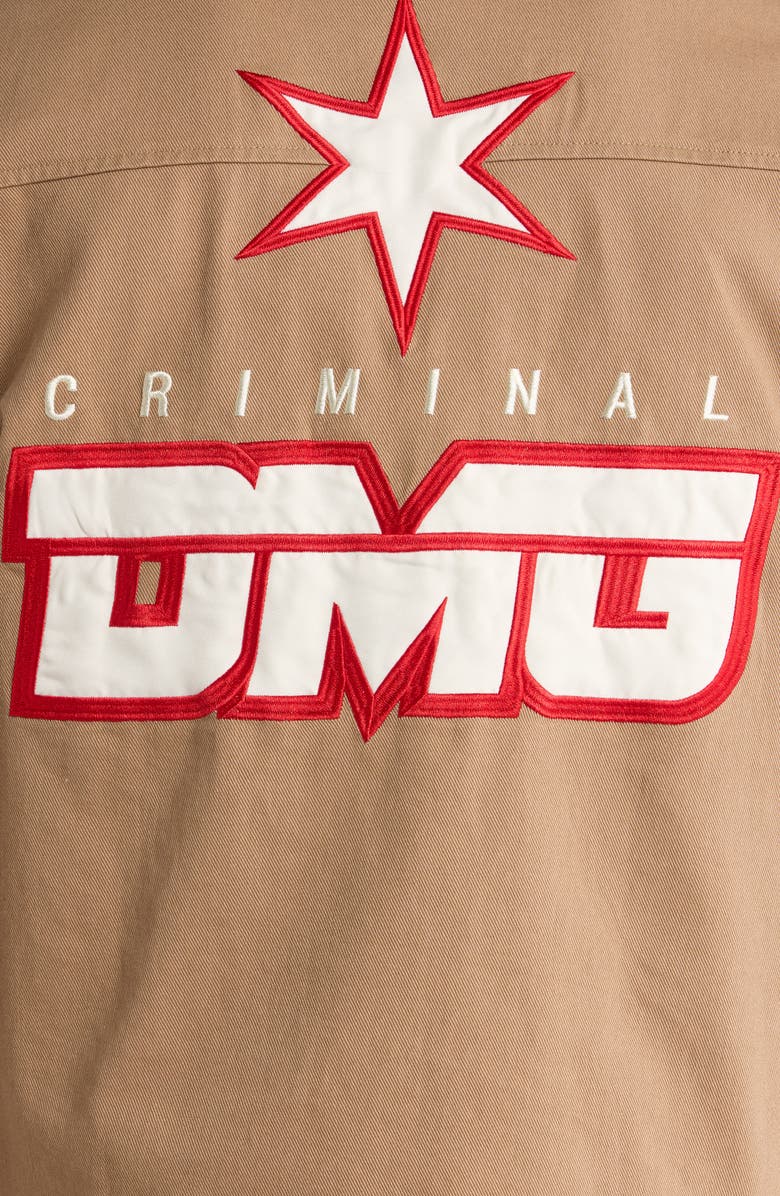CRIMINAL DAMAGE Star Logo Shirt, Alternate, color, Stone