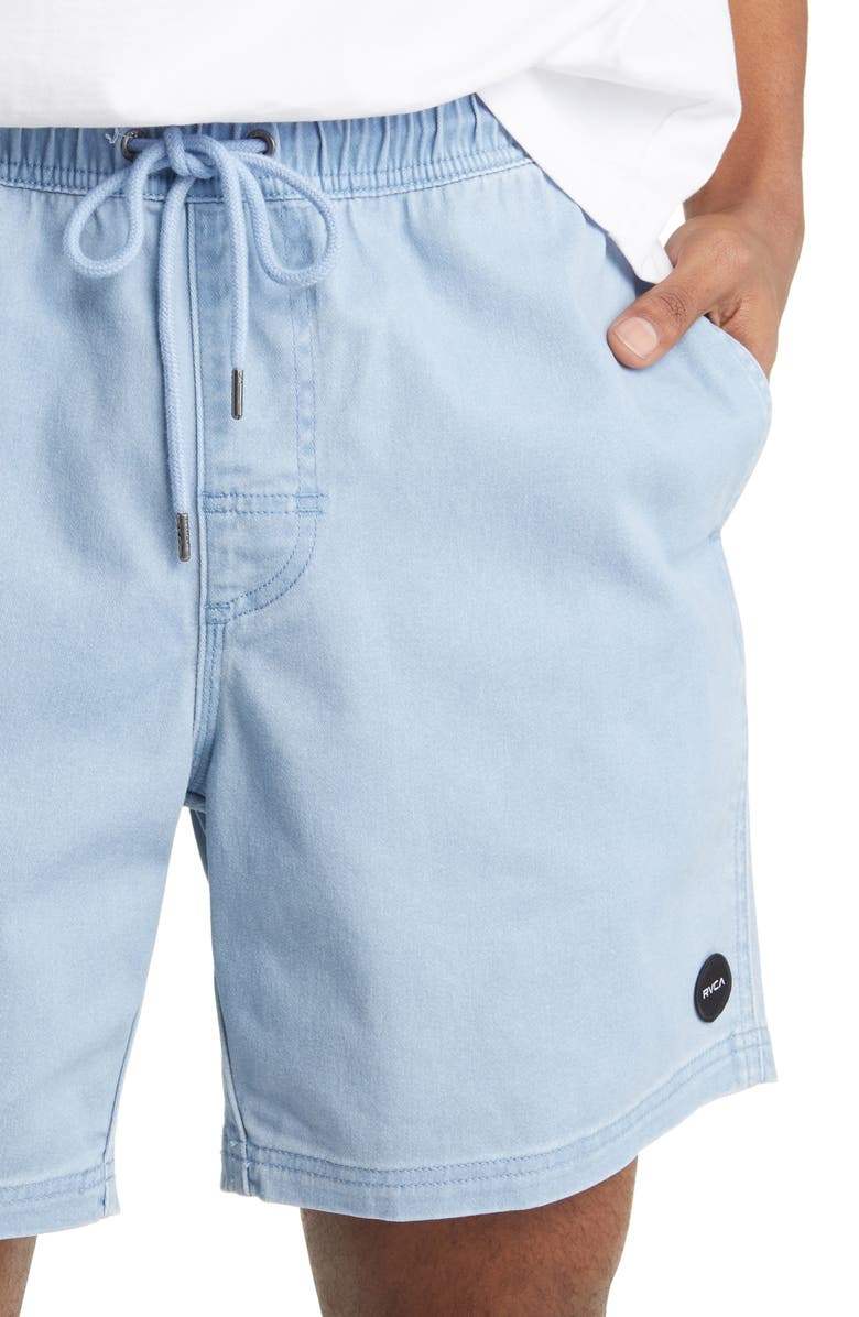 RVCA Escape Solid Shorts, Alternate, color, Deja Blue