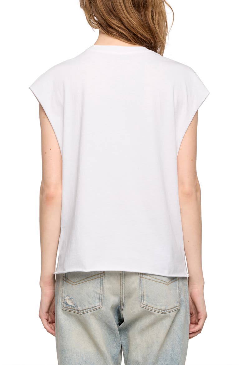 Cloe Embellished Tee, Alternate, color, WHITE