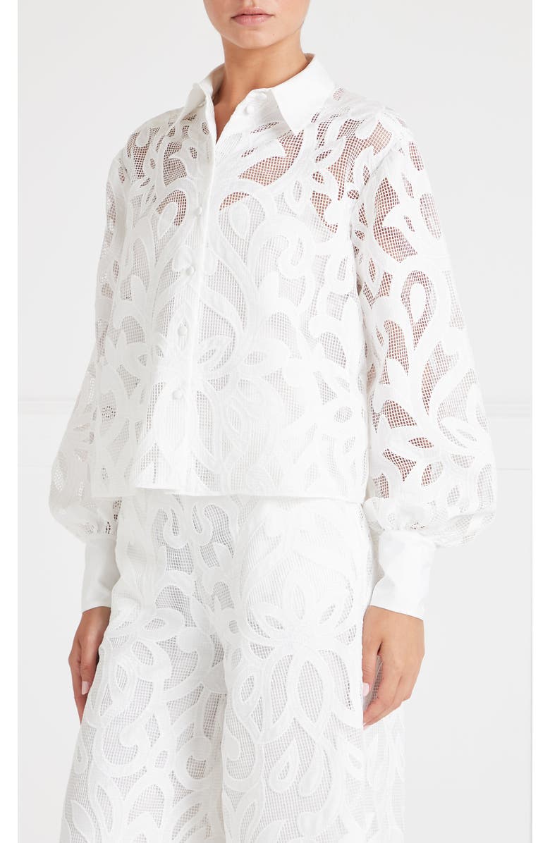 Temperley London Louis Shirt, Alternate, color, White
