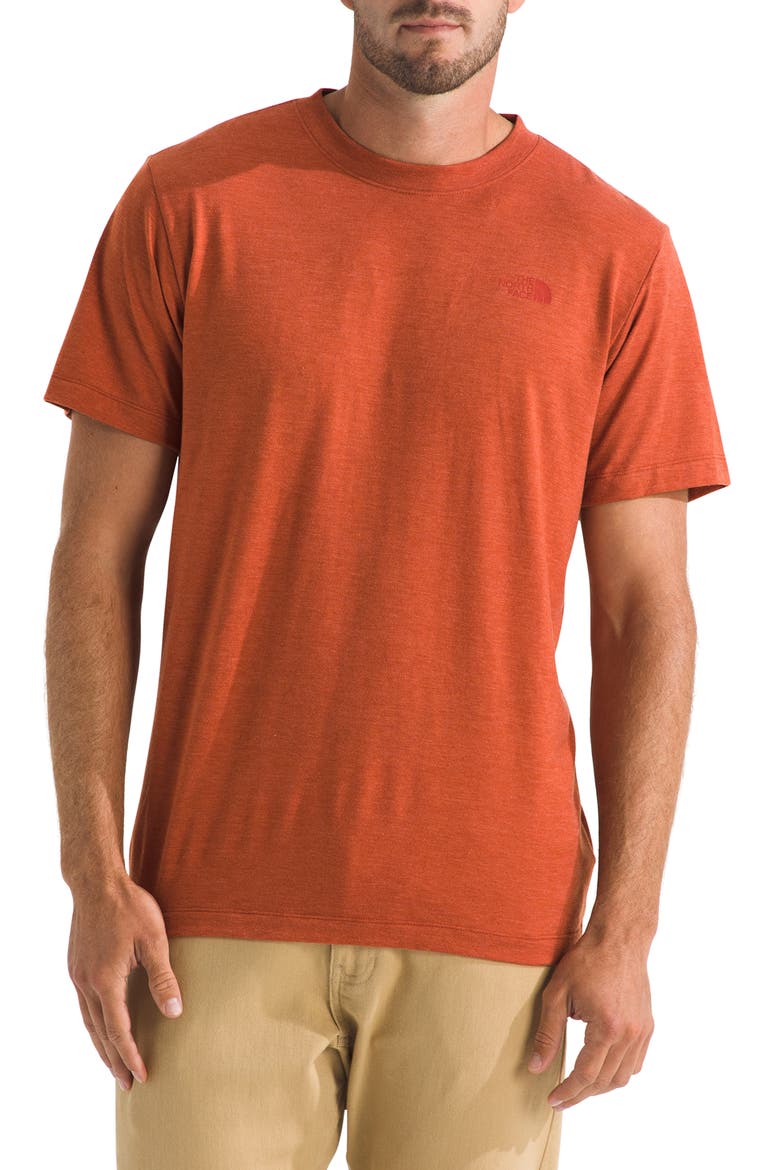 Tri-Blend T-Shirt, Main, color, IRON CLAY WHITE HEATHER