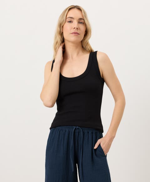 Perfect Rib Scoop Neck Tank Made With Organic Cotton