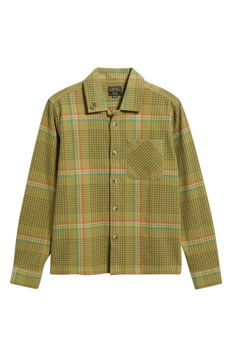 DARK SEAS Blanton Cotton Button-Up Shirt, Alternate, color, Olive