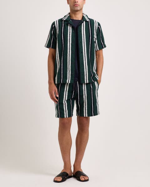 Griffith Towelling Relaxed-Fit Shirt