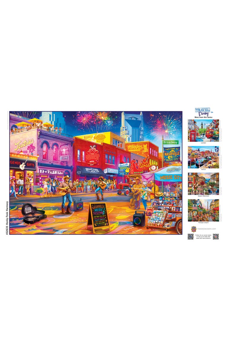 Honky-Tonk Harmony 500 Piece Puzzle, Alternate, color, Multicolor