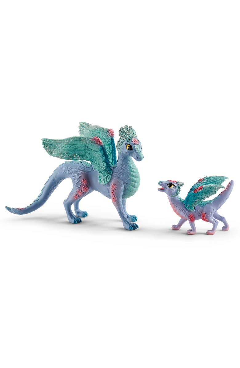 Schleich Bayala Blossom Dragon Mother & Child, 2 Figurines, Collectible, Kids, Main, color, 