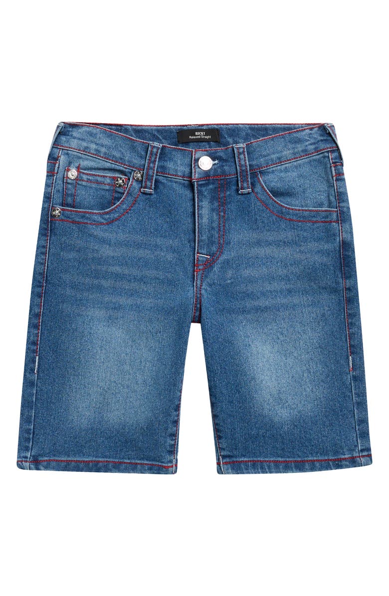 True Religion Kids' Denim Shorts, Main, color, Rible