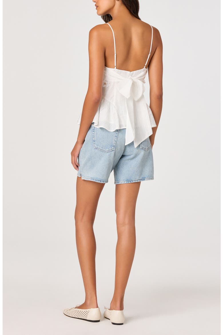 Kassidy Floral Appliqué Camisole, Alternate, color, WHITE