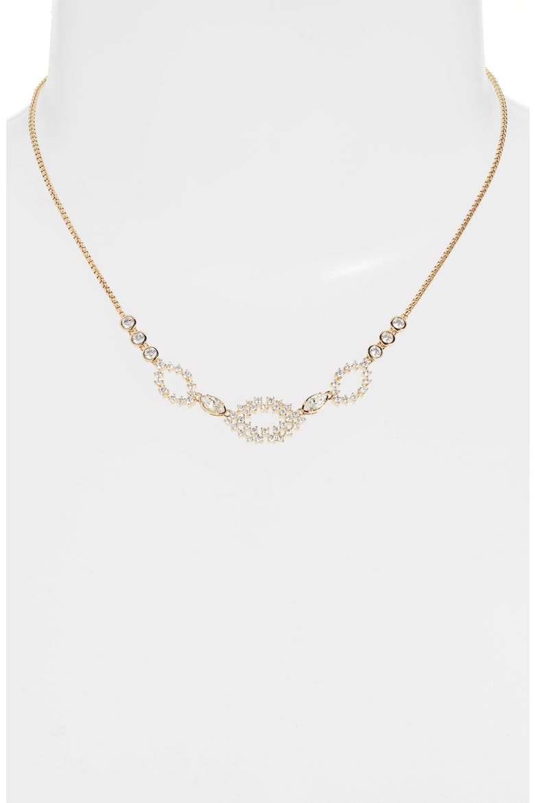 Mila Frontal Slider Necklace, Alternate, color, GOLD