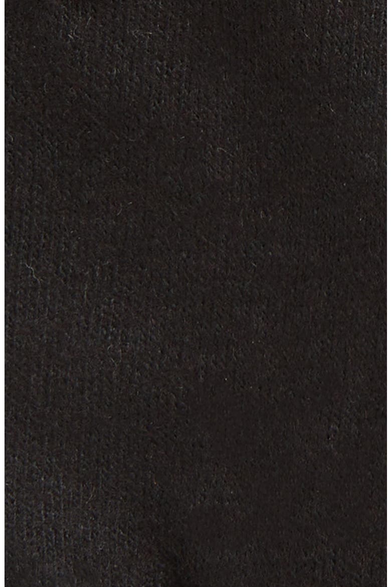 Wool Blend & Leather Gloves, Alternate, color, CAVIAR