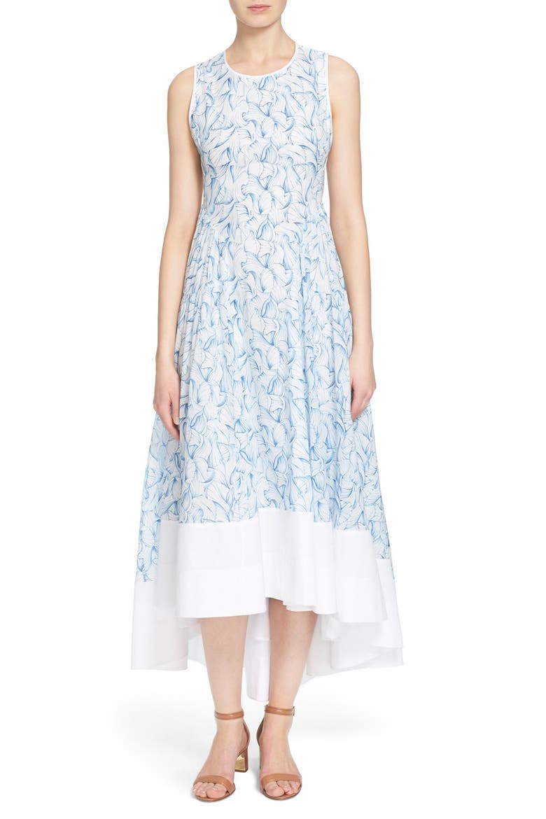 'Blair' Dress, Main, color, WHITE ELLORA