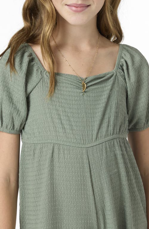 O'neill Kids' Ariah Wide Leg Crop Jumpsuit In Green