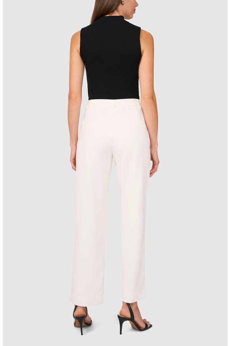 High Waist Straight Leg Pants, Alternate, color, NEW IVORY
