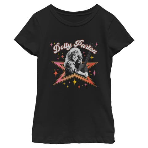 Girls' Distressed Bright Star Short Sleeve T-shirt