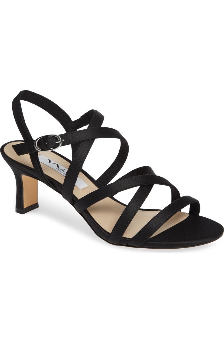 Nina Genaya Strappy Evening Sandal, Main, color,