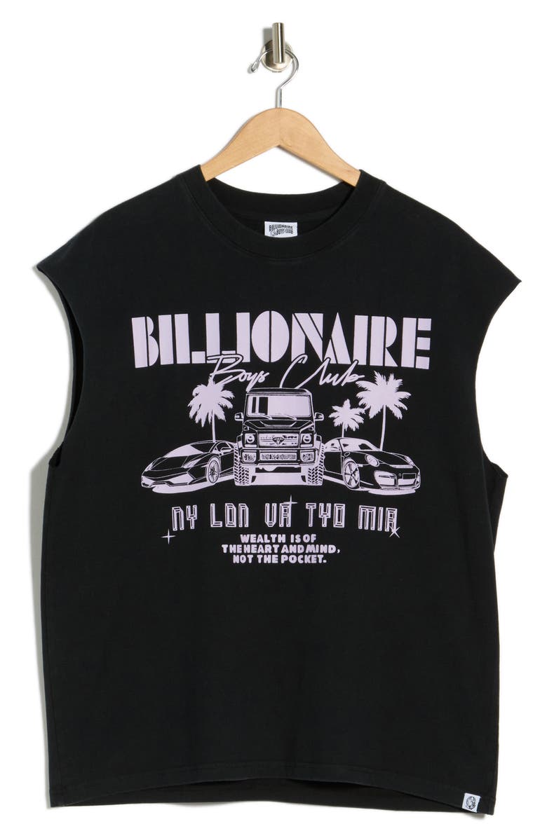 Billionaire Boys Club Ride Graphic Tank, Alternate, color, Black