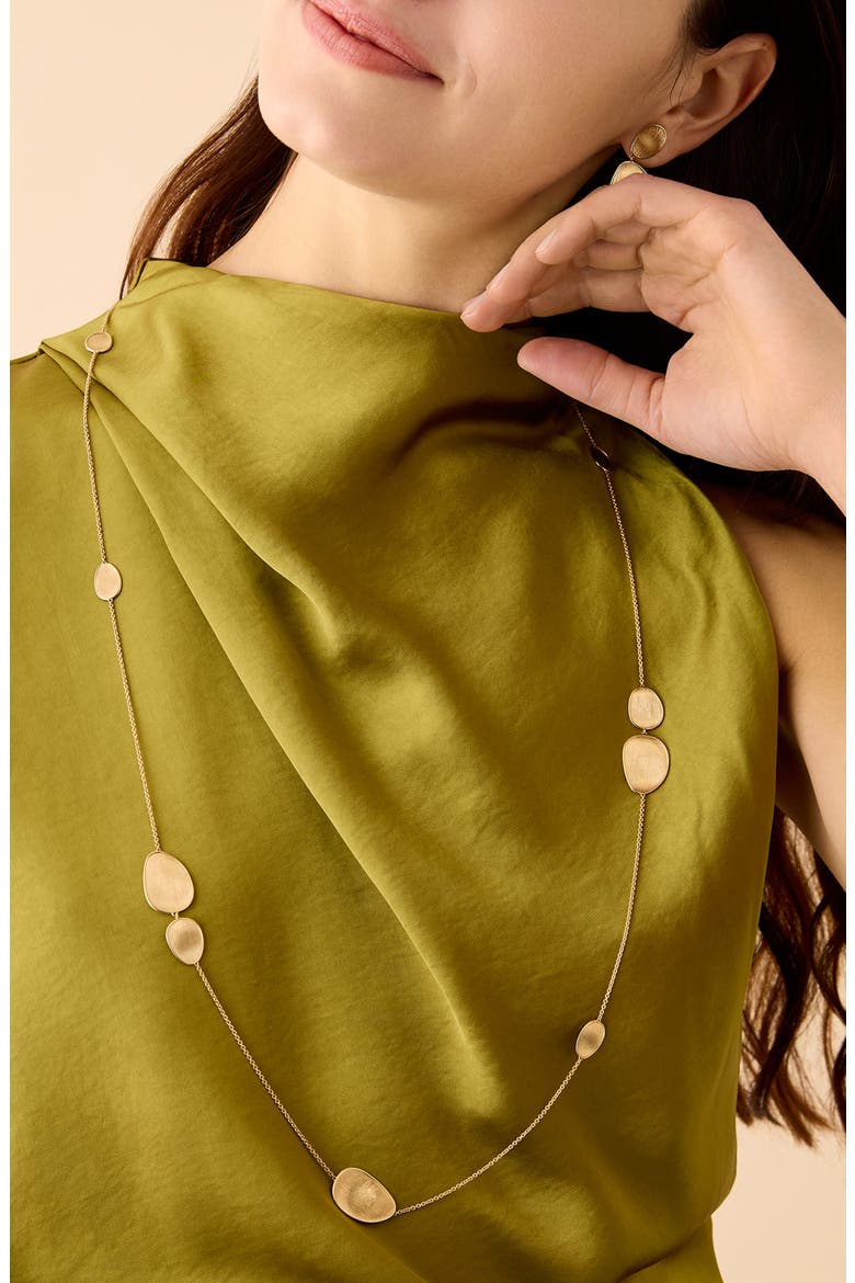 Lunaria Long Necklace, Alternate, color, 18K GOLD