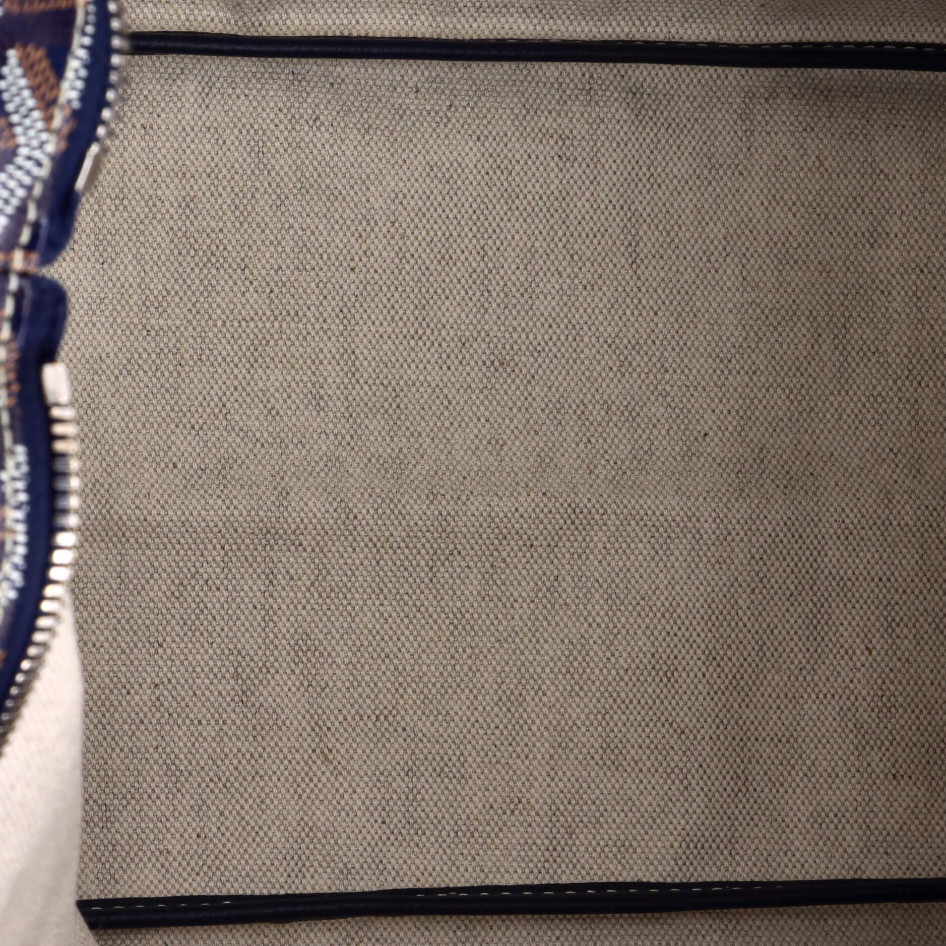 Pre-Owned Goyard Boheme Hobo Coated Canvas, Alternate, color, Blue