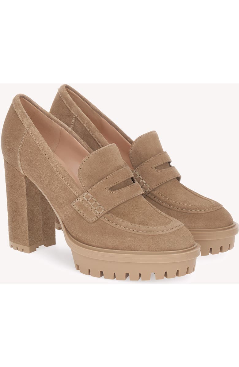 Gianvito Rossi Barry Pumps, Alternate, color, Black Suede