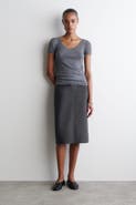 COS Cotton Pencil Skirt