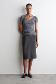 COS Cotton Pencil Skirt