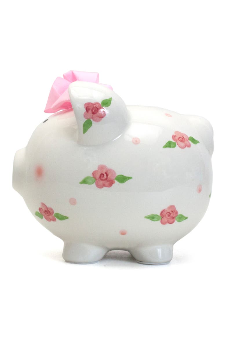 Embellished Piggy Bank, Alternate, color, WHITE