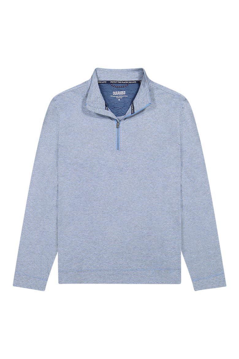 Compass Performance Quarter Zip, Alternate, color, LIGHT BLUE STRIPE