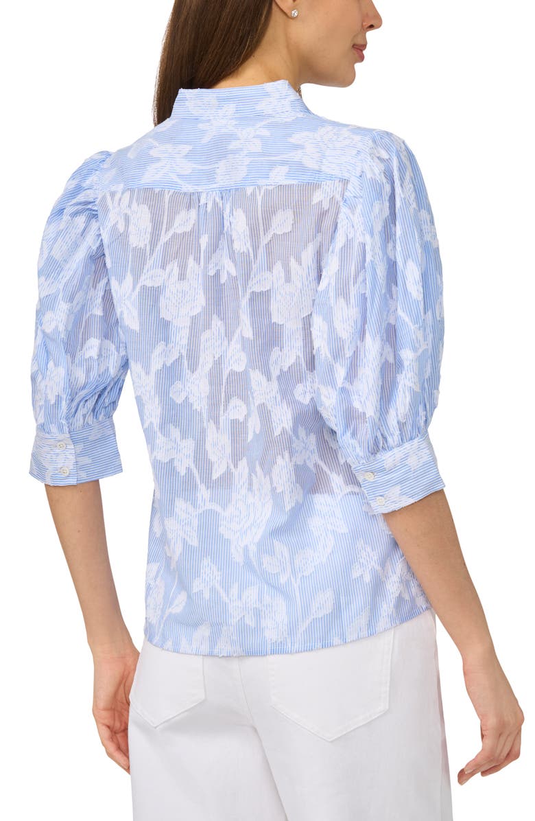 CeCe The Pearce Puff Shoulder Top, Alternate, color,