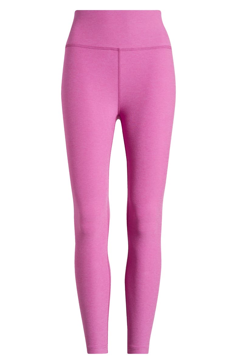Beyond Yoga High Waist Capris, Alternate, color, Sunset Violet Heathe