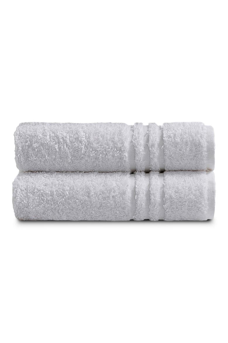 2-Pack Cotton Hand Towel Set, Main, color, WHITE