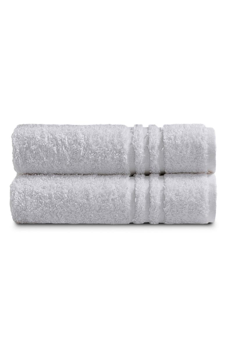 ELLA JAYNE HOME 2-Pack Cotton Hand Towel Set, Main, color, White