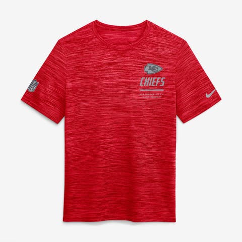 Men's Nike Red Kansas City Chiefs Big & Tall Sideline Velocity Dri-FIT T-Shirt