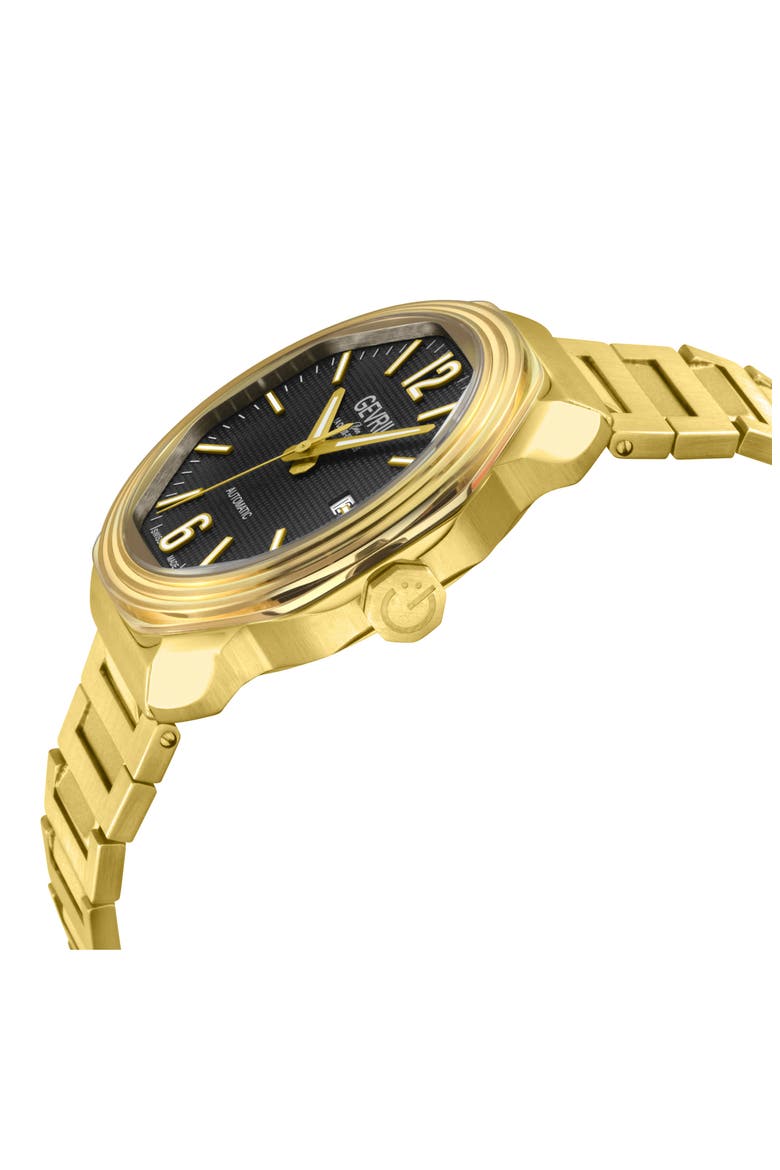 Roosevelt Automatic Bracelet Watch, 42mm, Alternate, color, GOLD