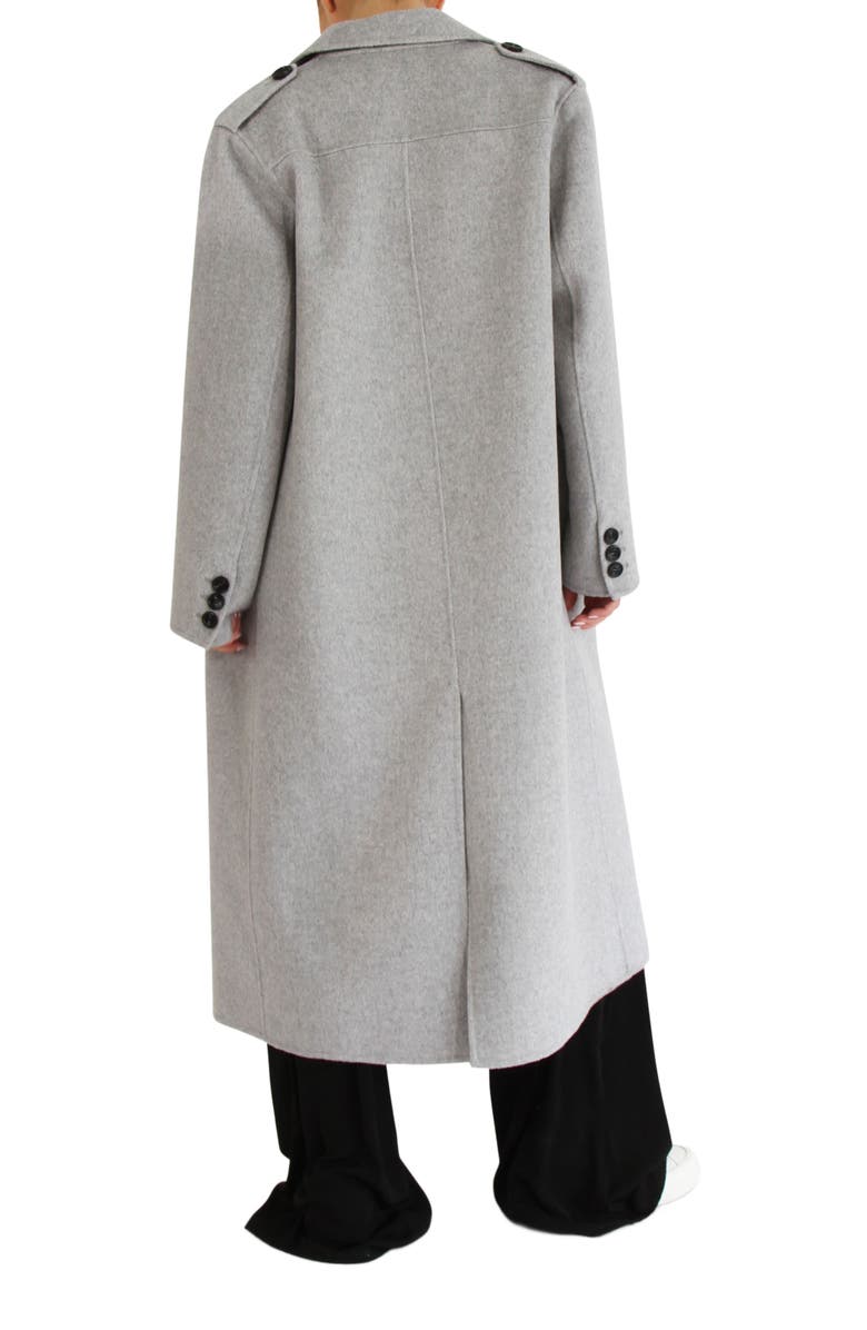Belle & Bloom Tainted Love Longline Coat, Alternate, color, Grey Marle