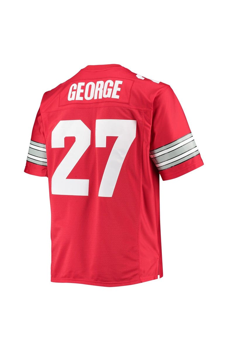 Mitchell & Ness Men's Mitchell & Ness Eddie George Scarlet Ohio State Buckeyes Big & Tall Legacy Alumni Jersey, Alternate, color,