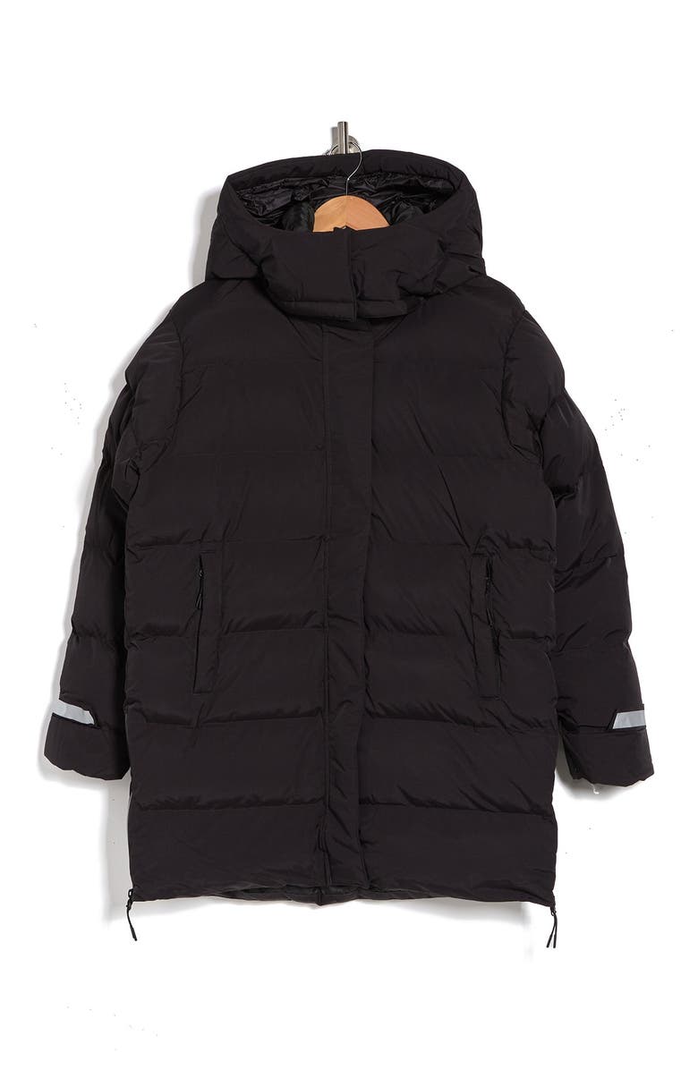 Helly Hansen Aspire Quilted Puffy Parka, Alternate, color, Black