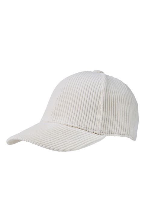 Wide Wale Corduroy Baseball Cap