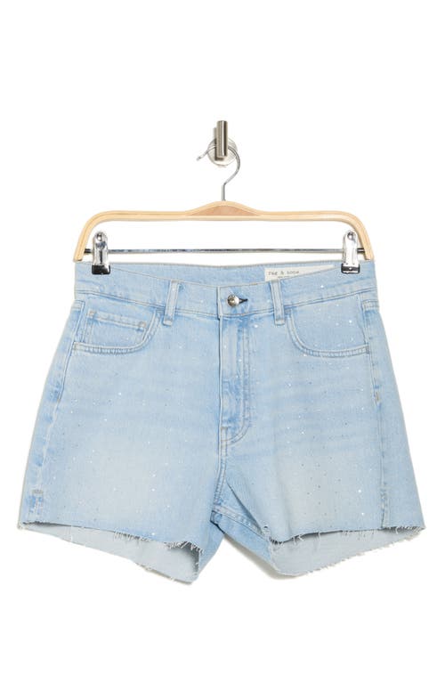 Rag & Bone Retro Embellished Cutoff Denim Shorts