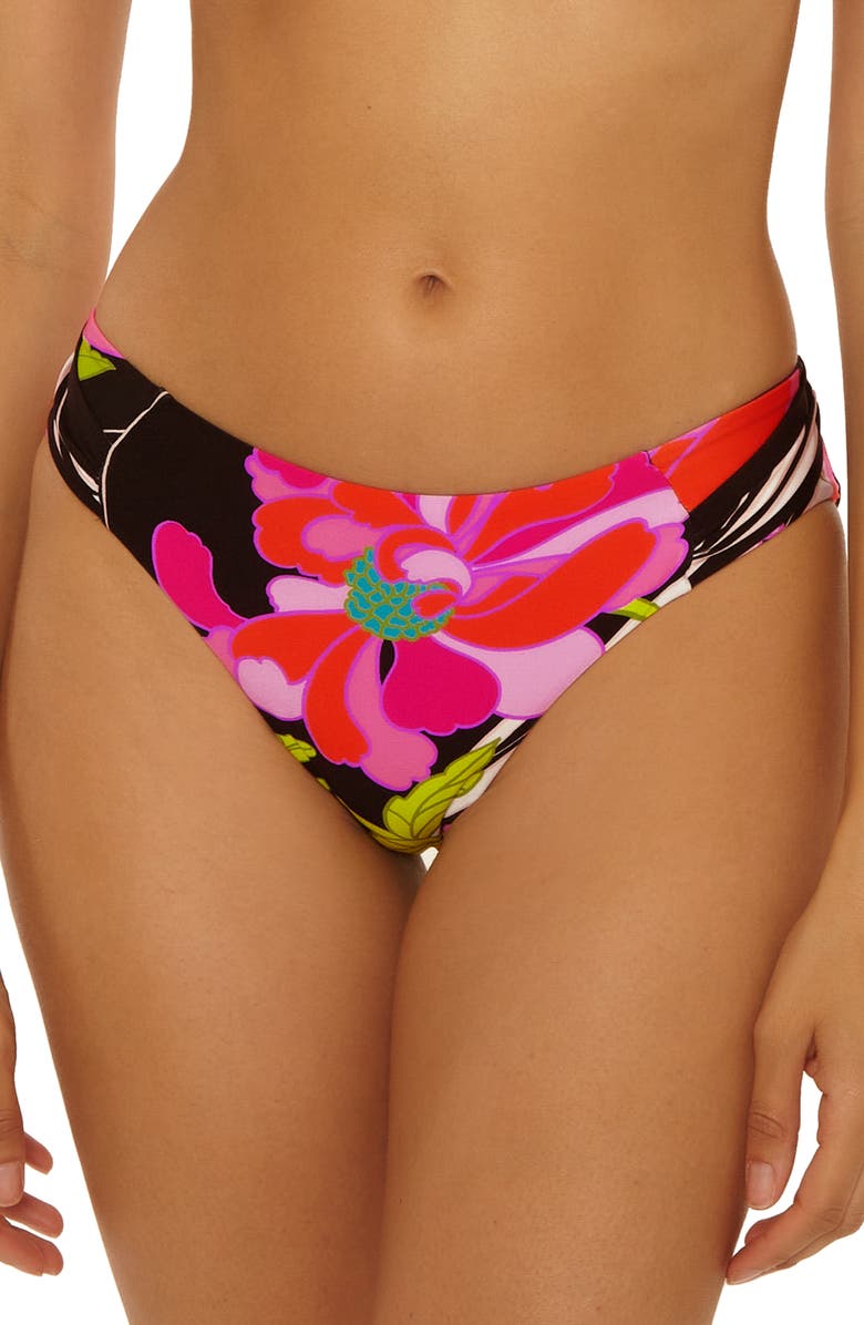 Trina Turk Bougainvillea Hipster Bikini Bottoms, Main, color, Multi
